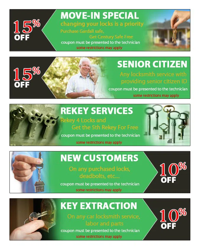 Lock Safe Services Bronx, NY 718-304-2931 - coupon23-set-five